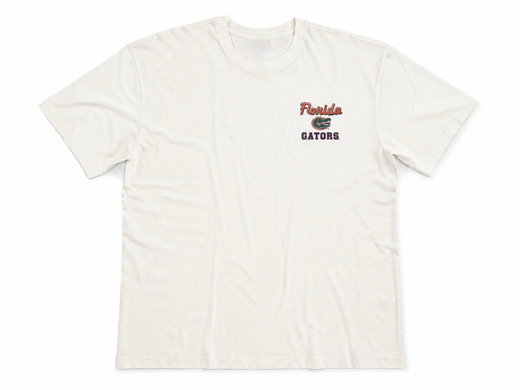 Plus Sized Printed T-Shirt - White - GATORS