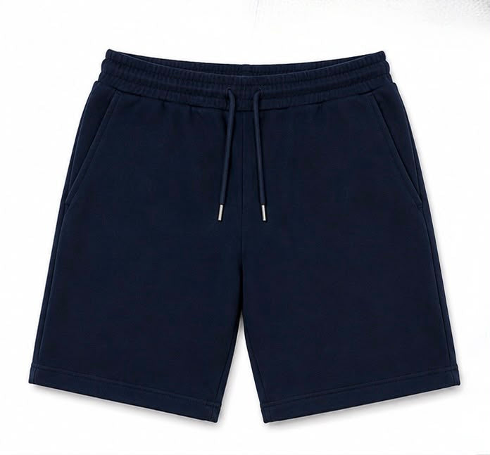 French Terry Shorts - Navy Blue