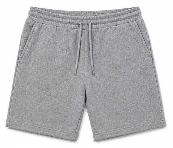 French Terry Shorts - Heather Grey