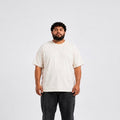 Plus Sized Plain T-Shirt - White