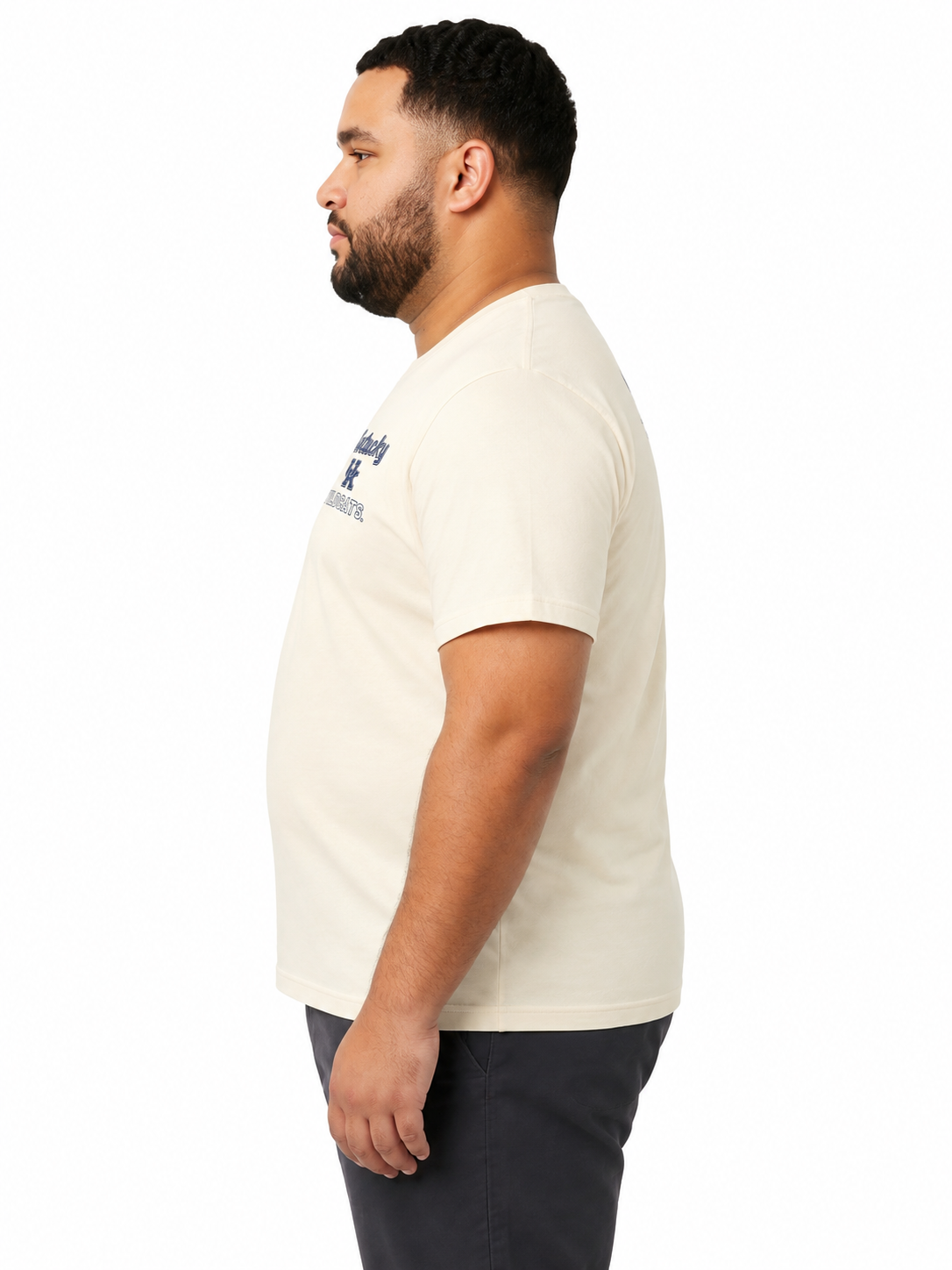 Plus Sized Printed T-Shirt - White - WILDCATS