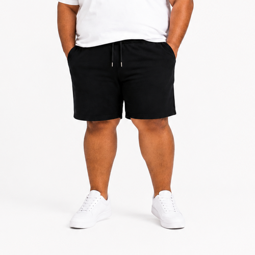 French Terry Shorts - Black