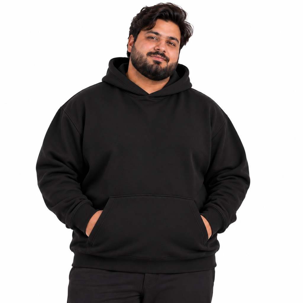 Fleece Hoodie - Black