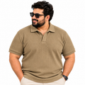 Thermal Textured Polo – Khaki
