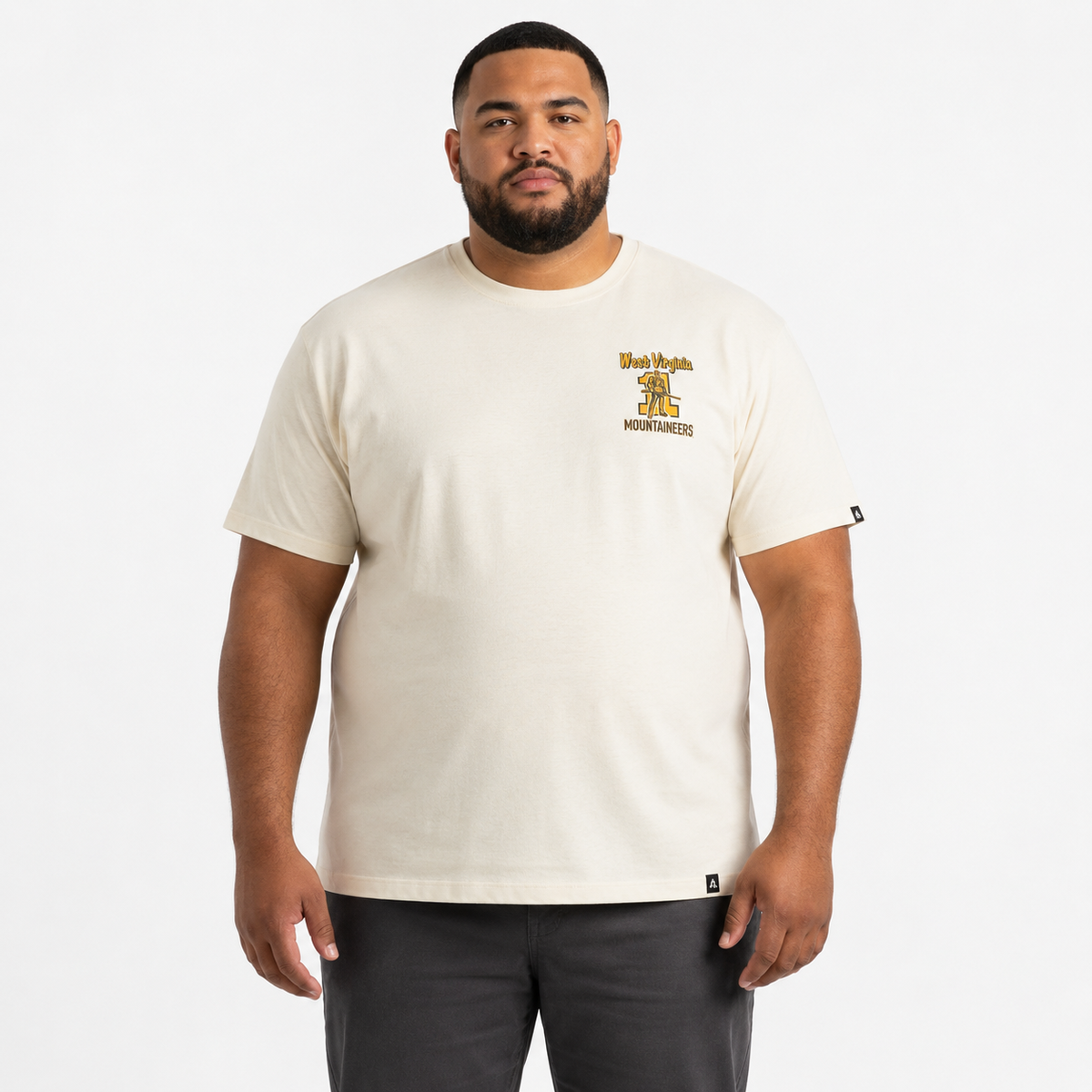 Printed T-Shirt Big Men - White - Mountaineers