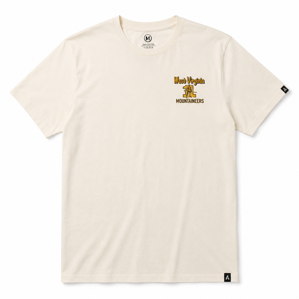 Printed T-Shirt Big Men - White - Mountaineers