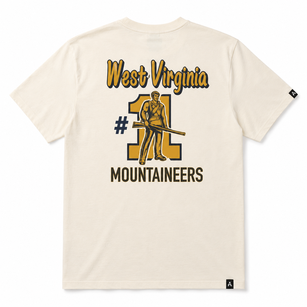 Printed T-Shirt Big Men - White - Mountaineers