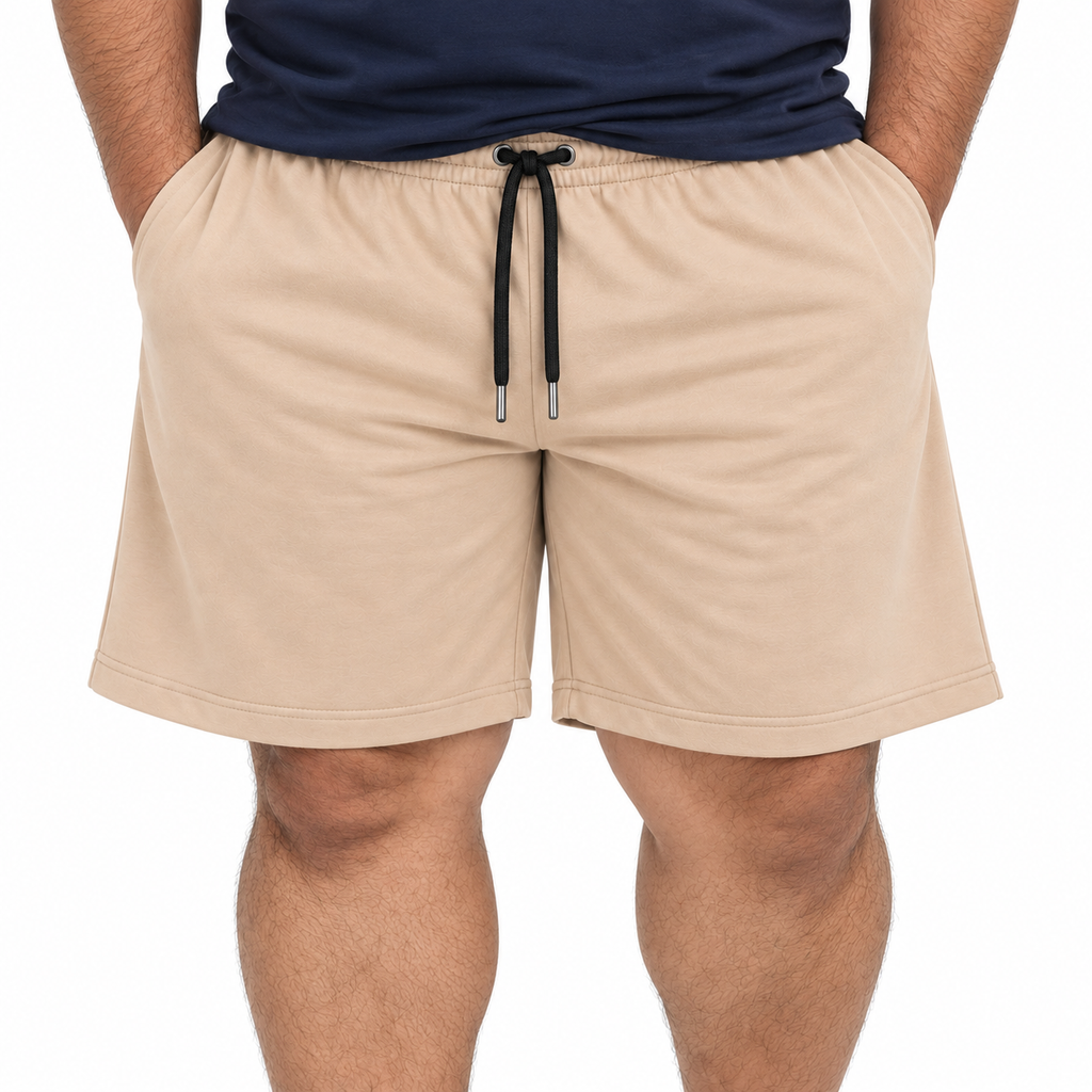 French Terry Shorts - Beige