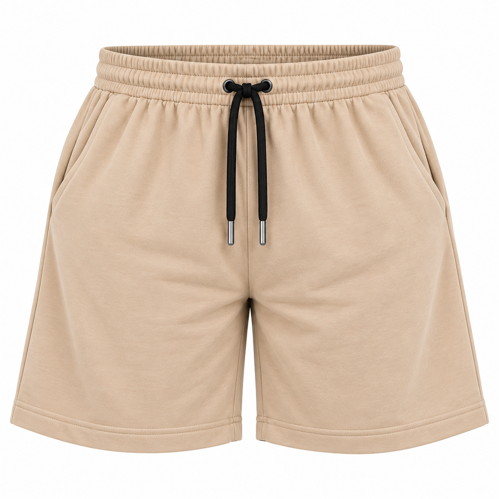 French Terry Shorts - Beige