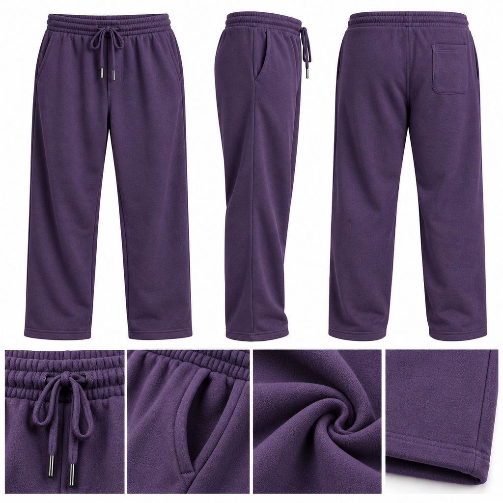 Fleece Warm Trousers - Purple
