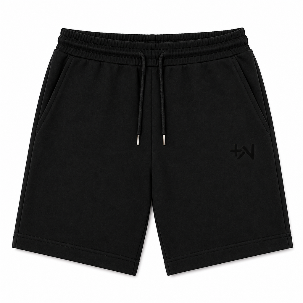 Plus Wardrobe French Terry Shorts - Heather Grey