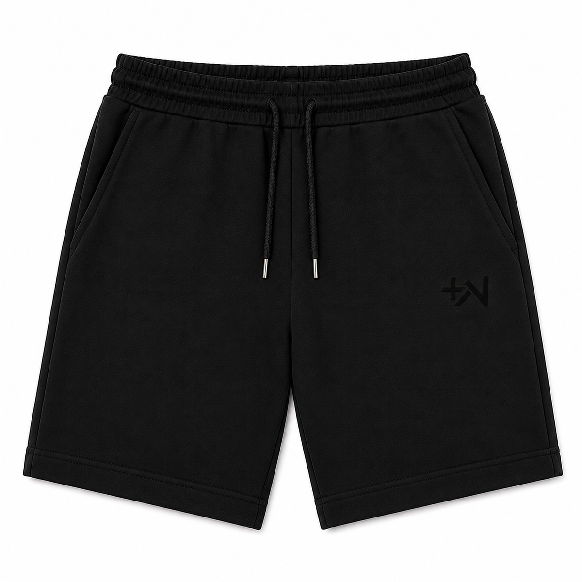 Plus Wardrobe French Terry Shorts - Heather Grey