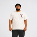 Plus Sized Printed T-Shirt - White - AGGIES