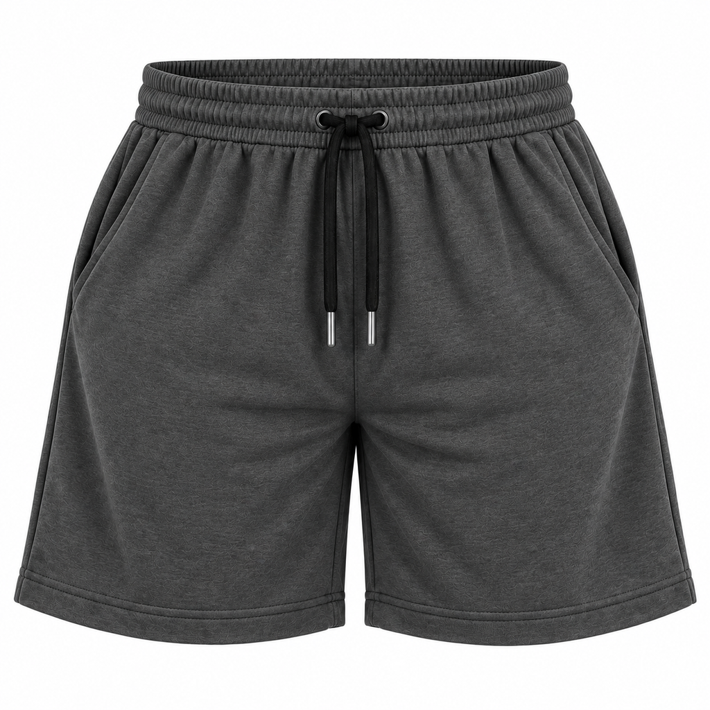 French Terry Shorts - Charcoal