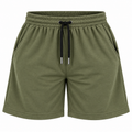 French Terry Shorts - Olive Green