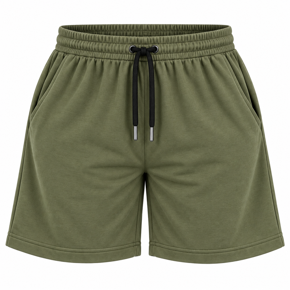 French Terry Shorts - Olive Green