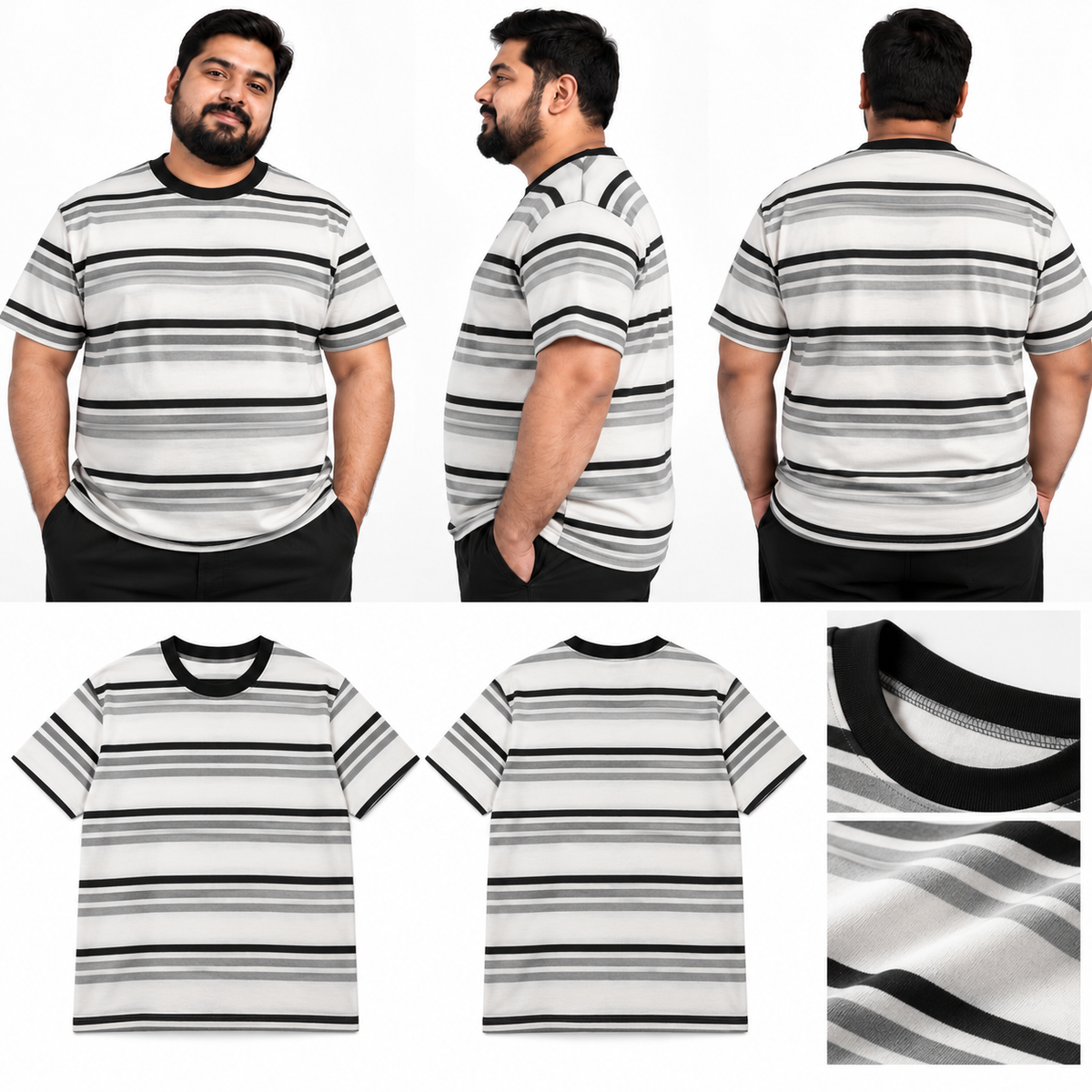 Classic Stripes T-Shirt - 3 stripes