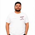 Plus Sized Printed T-Shirt - White - Crimson Tide
