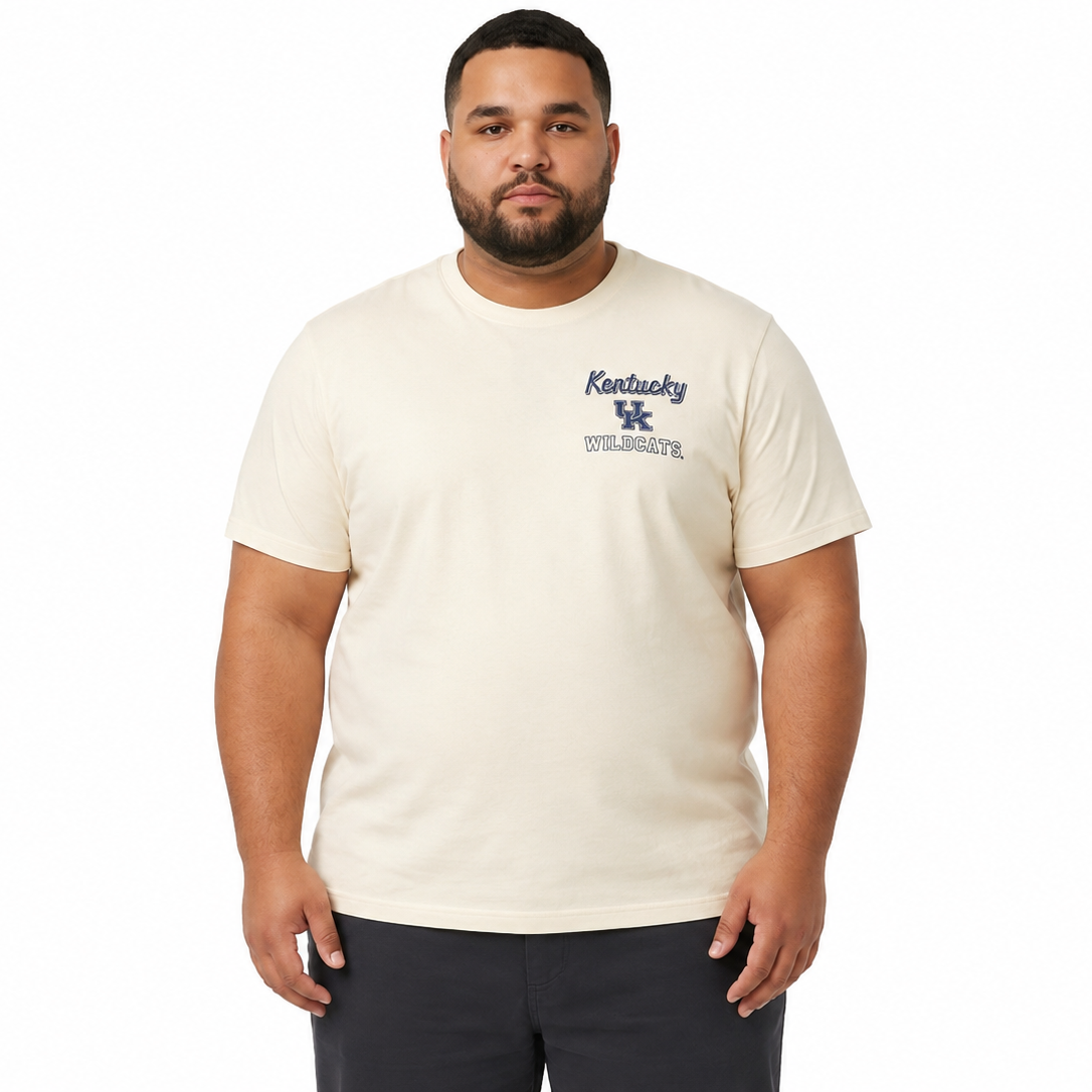 Plus Sized Printed T-Shirt - White - WILDCATS